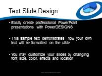 Pie And Ring PowerPoint Template text slide design